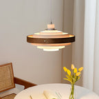 Lampada a sospensione rotonda Rino