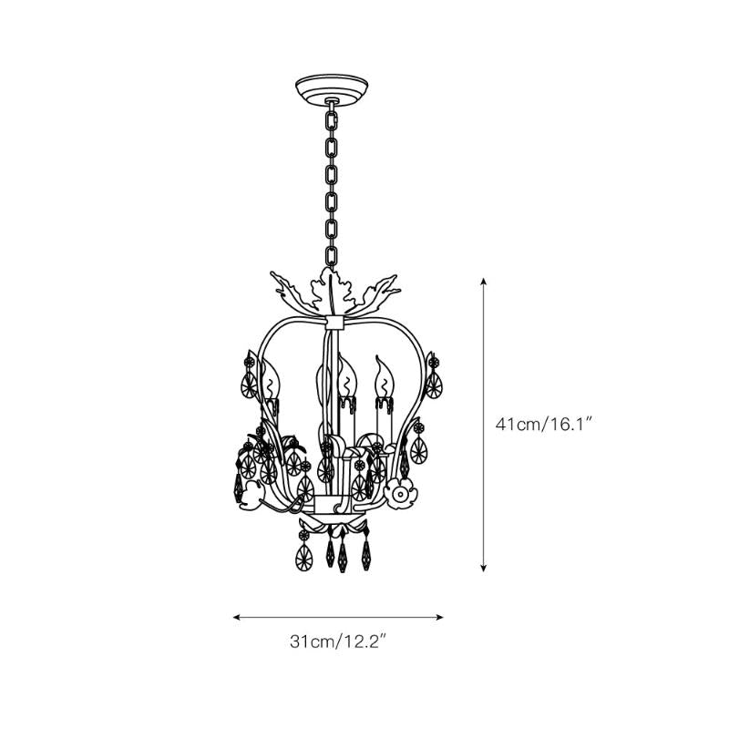 Lampadario classico Silcorame