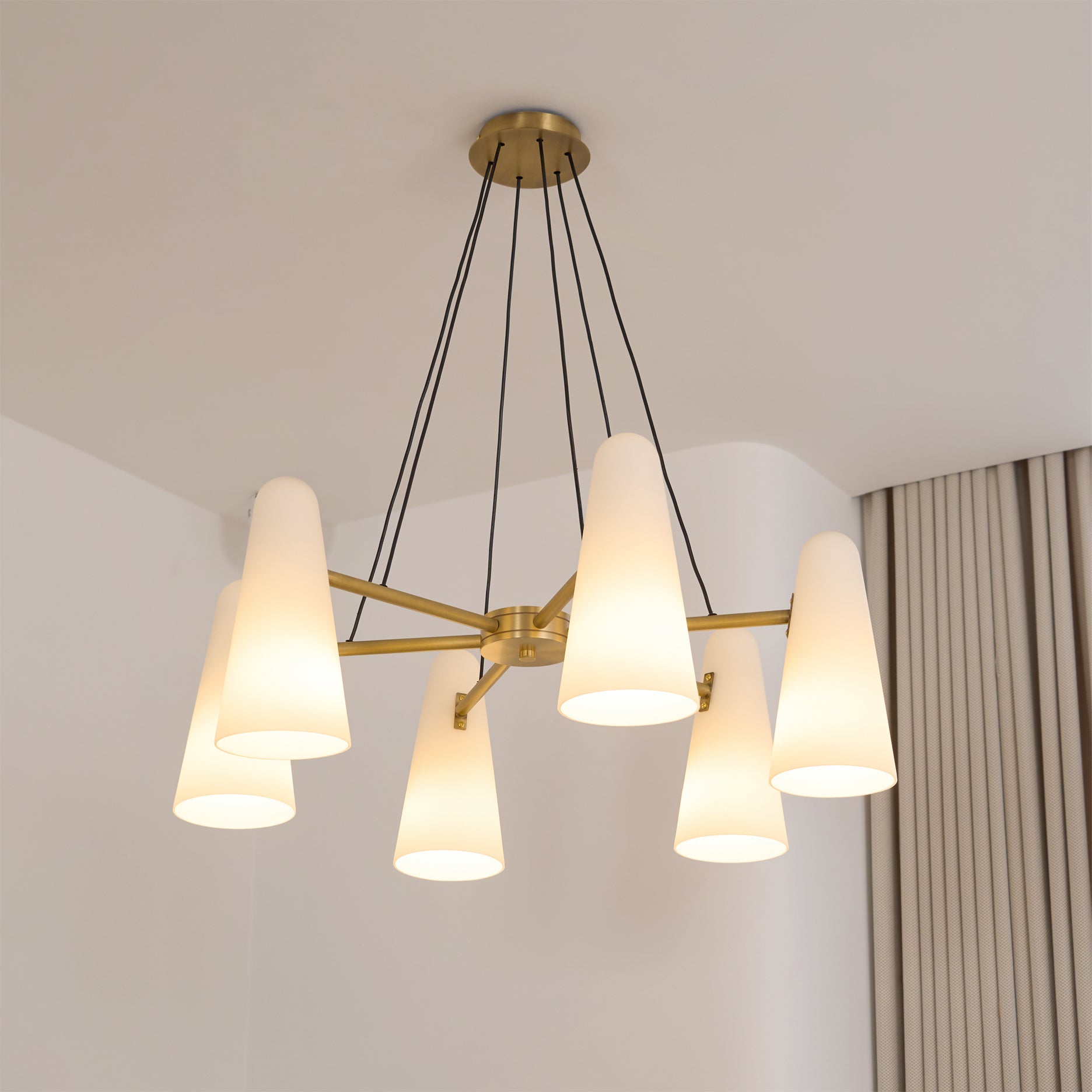 Lampadario a bracci Deleleo