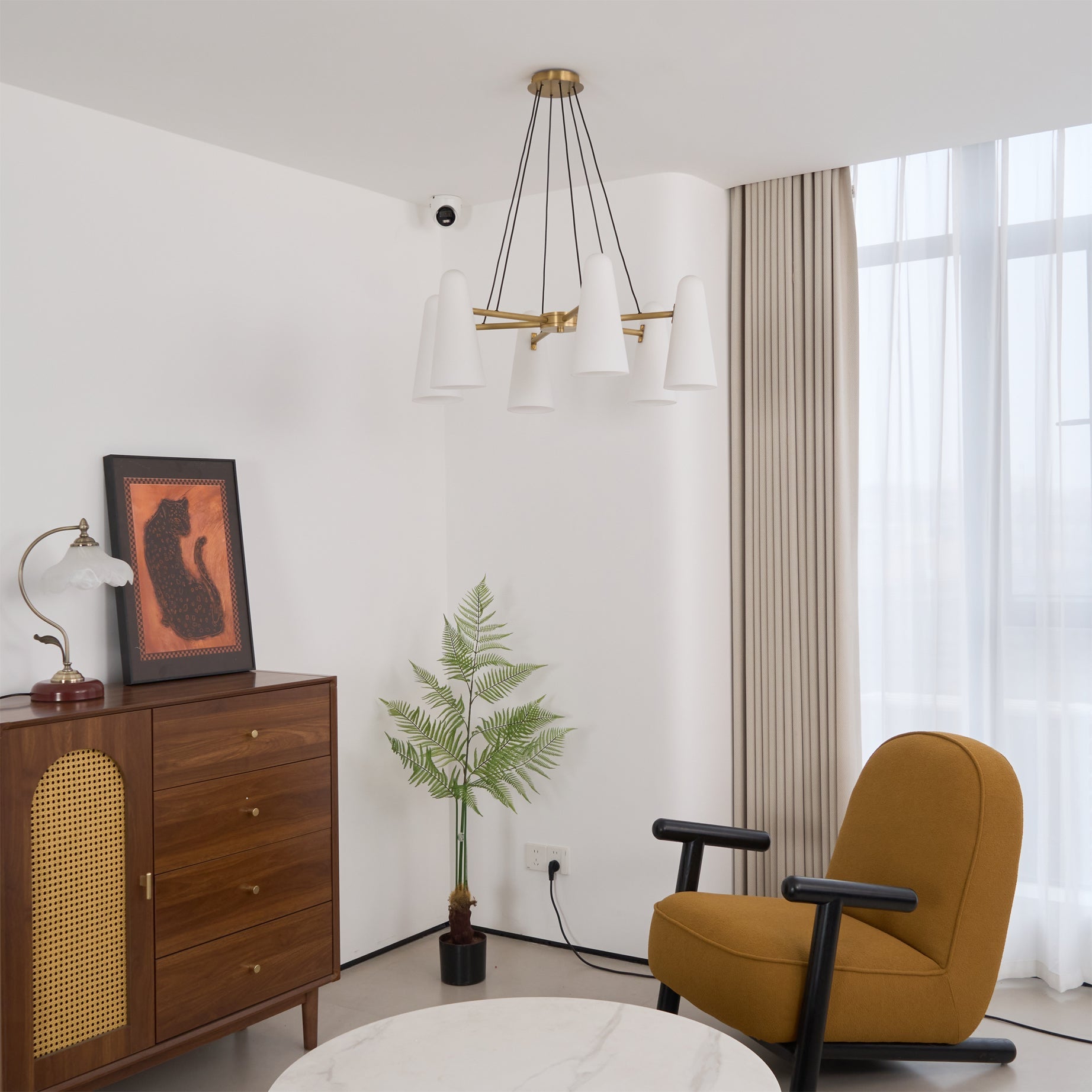 Lampadario a bracci Deleleo