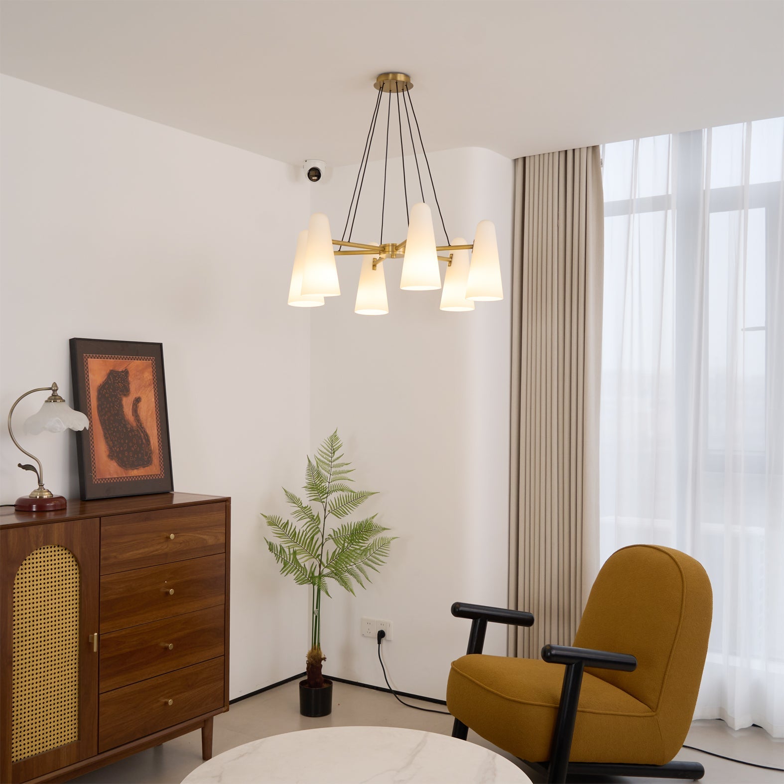 Lampadario a bracci Deleleo