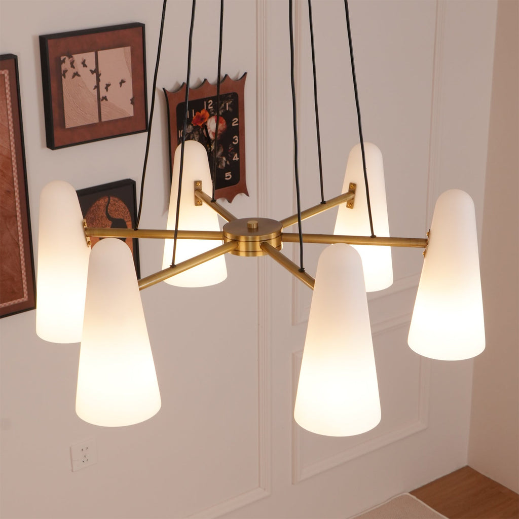 Lampadario a bracci Deleleo