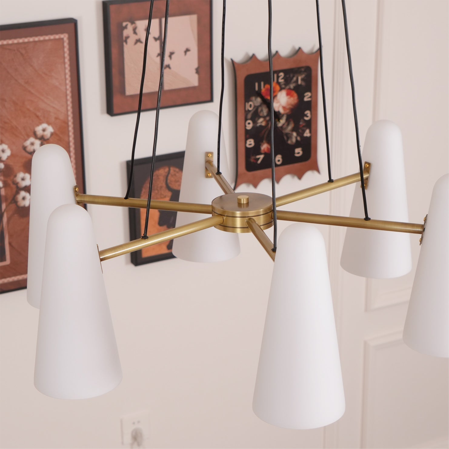 Lampadario a bracci Deleleo