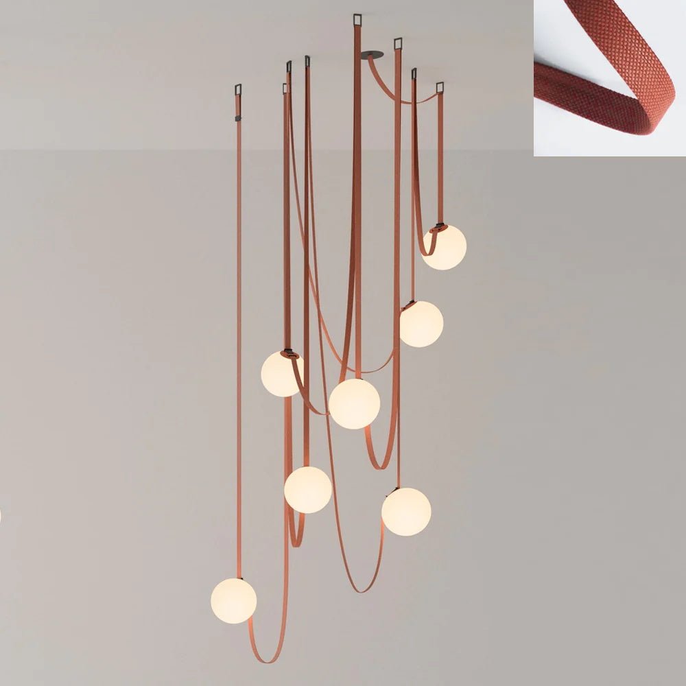 Lampada a sospensione scultorea Elellami