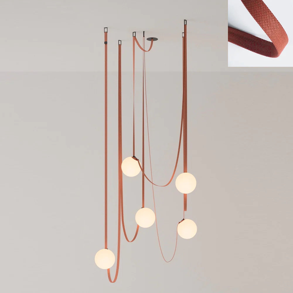 Lampada a sospensione scultorea Elellami