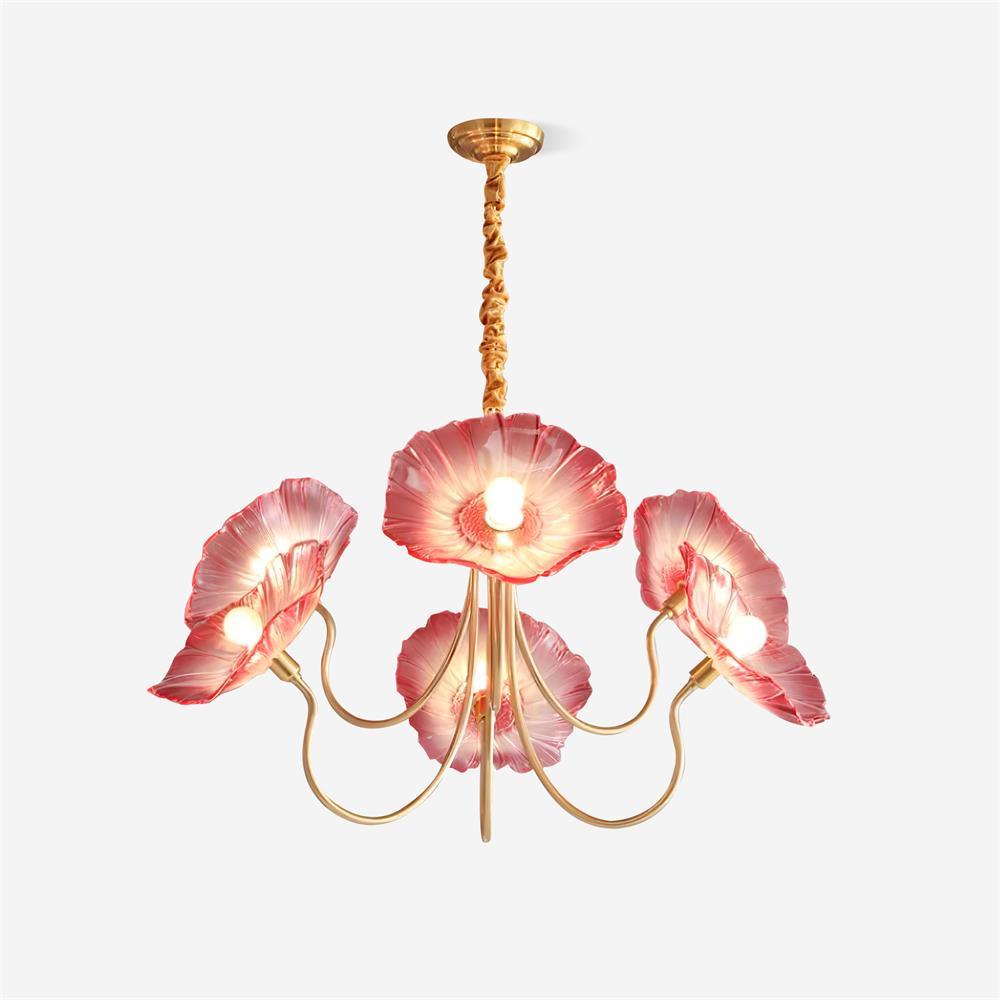 Lampadario floreale Chiario
