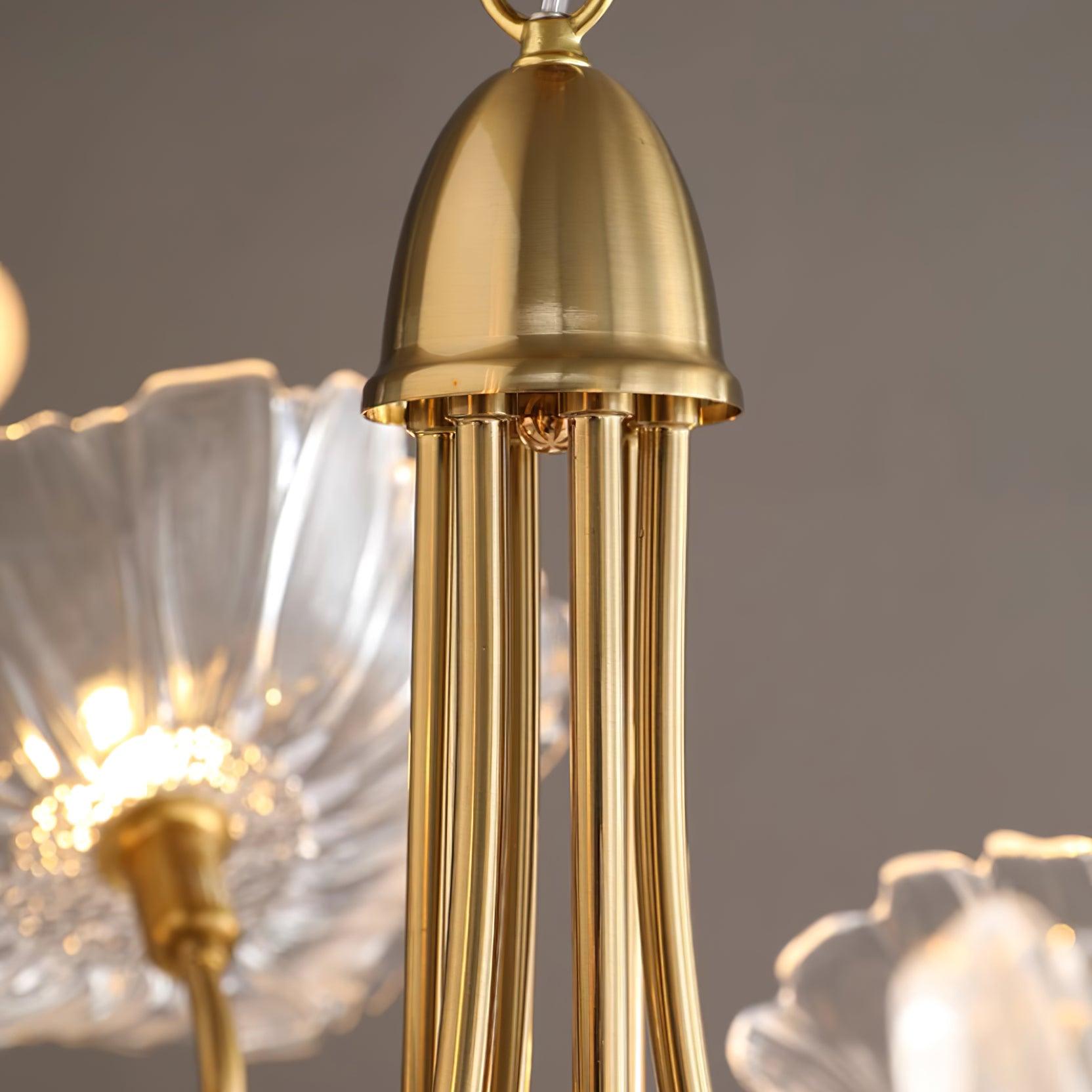 Lampadario floreale Chiario
