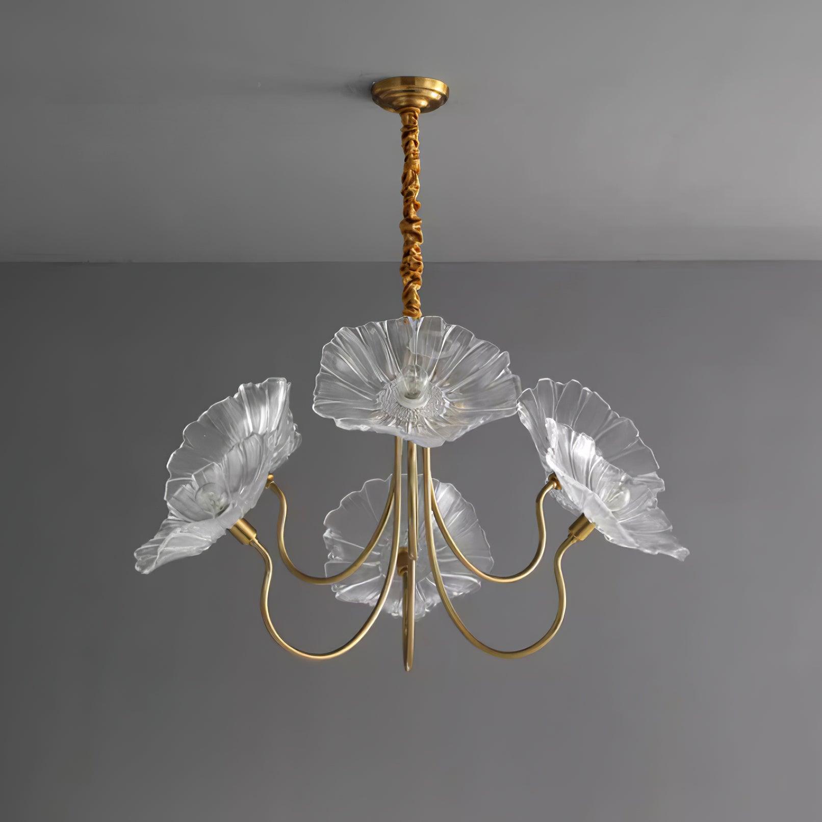 Lampadario floreale Chiario