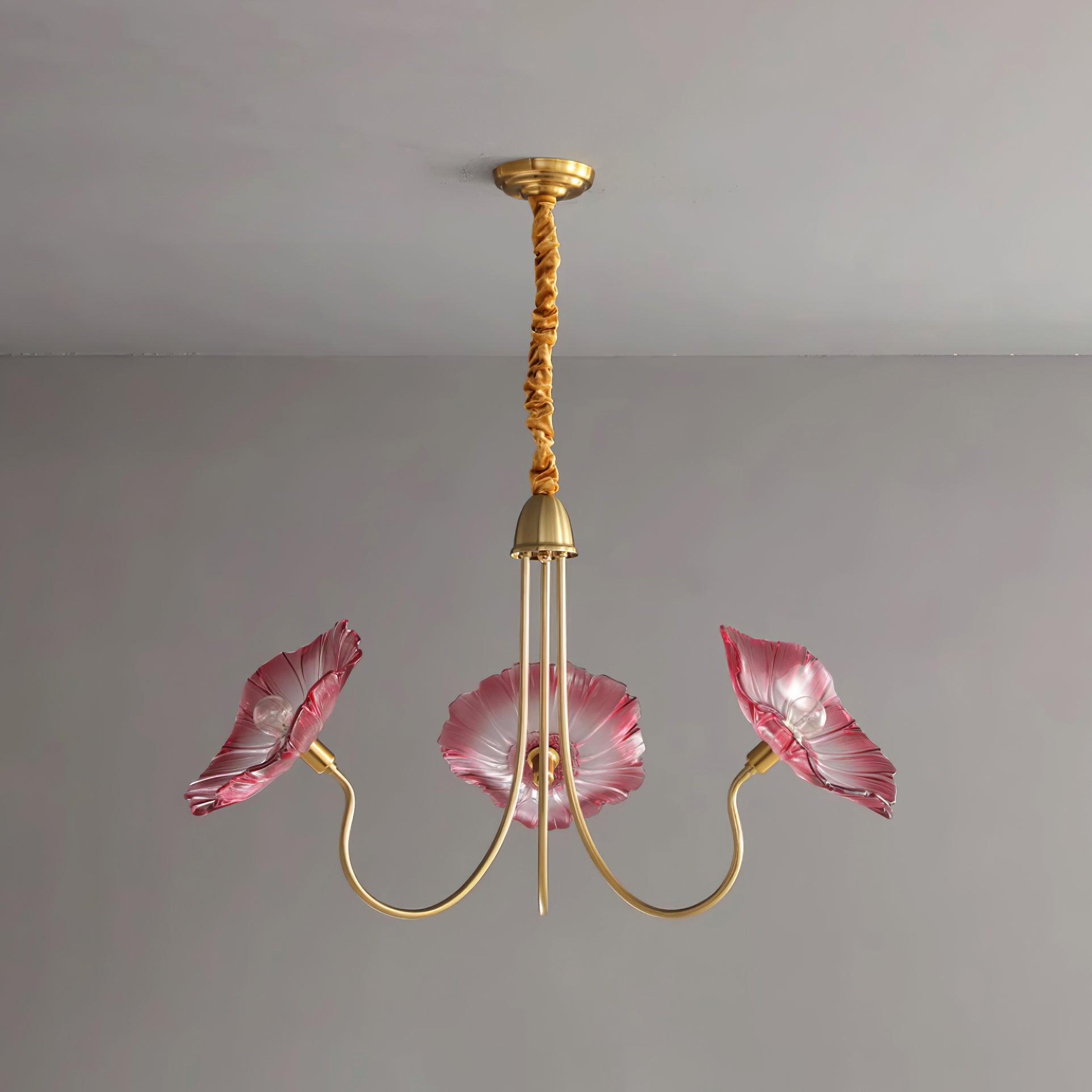 Lampadario floreale Chiario