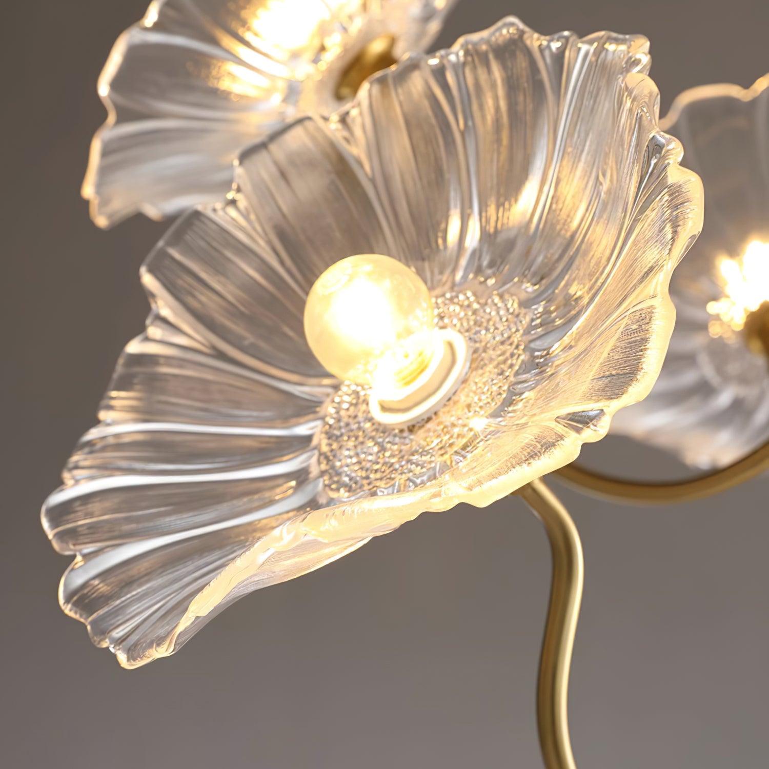 Lampadario floreale Chiario