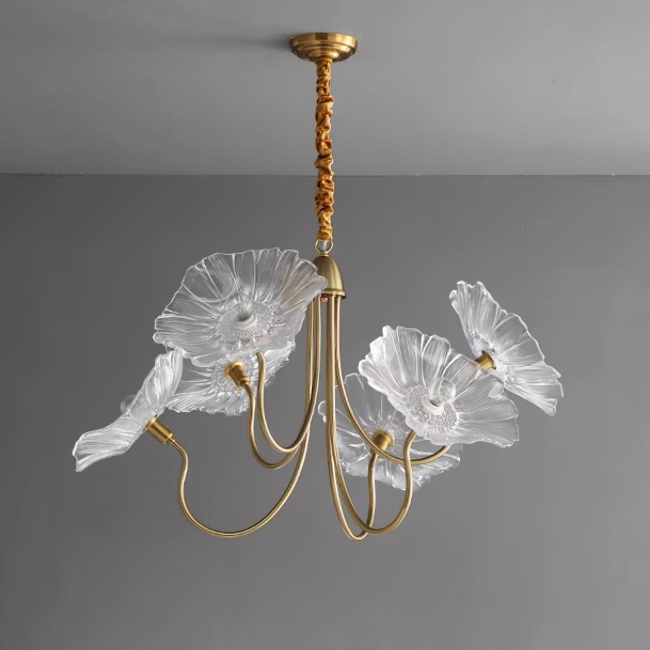 Lampadario floreale Chiario