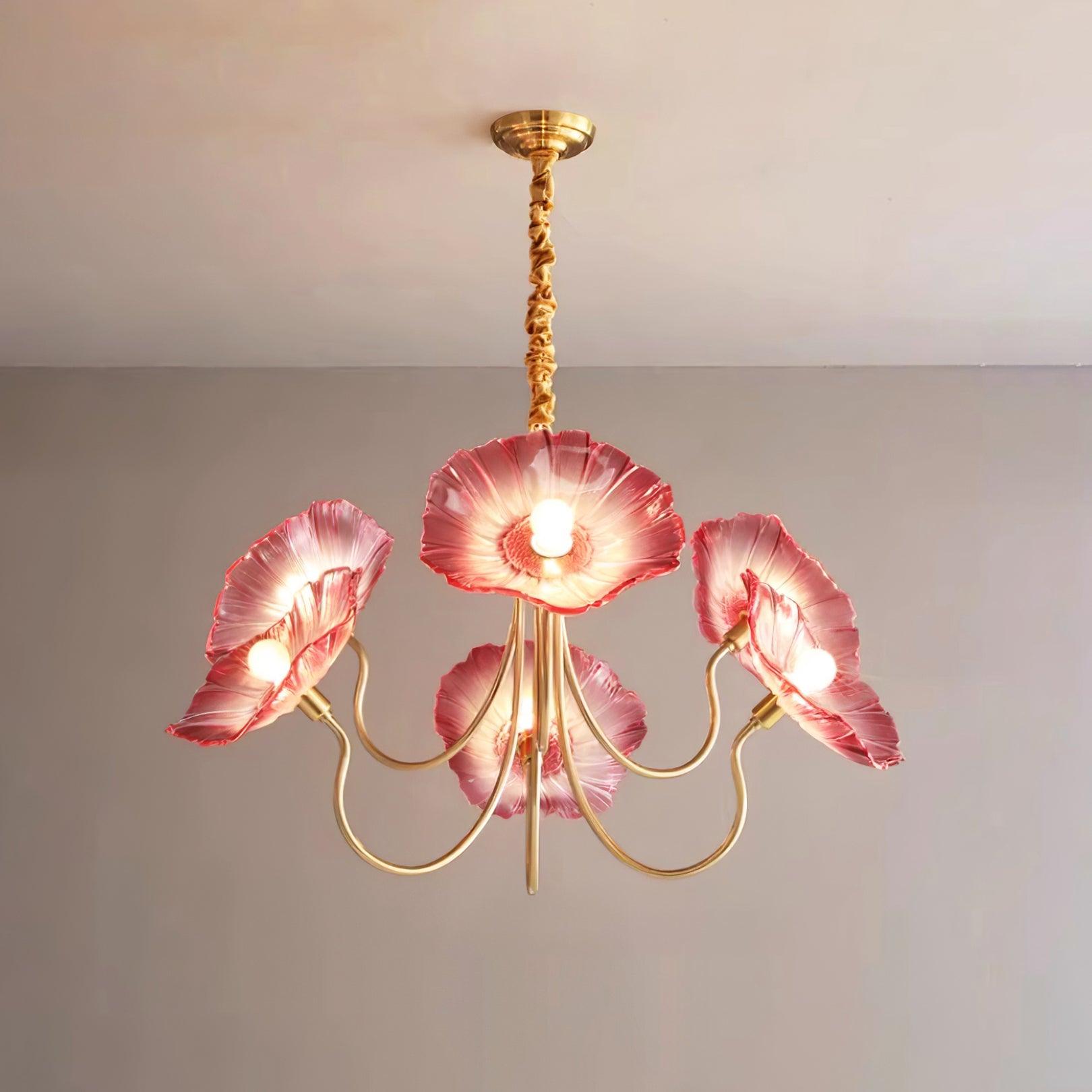 Lampadario floreale Chiario