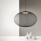 Lampada a sospensione Zoryll in rete metallica
