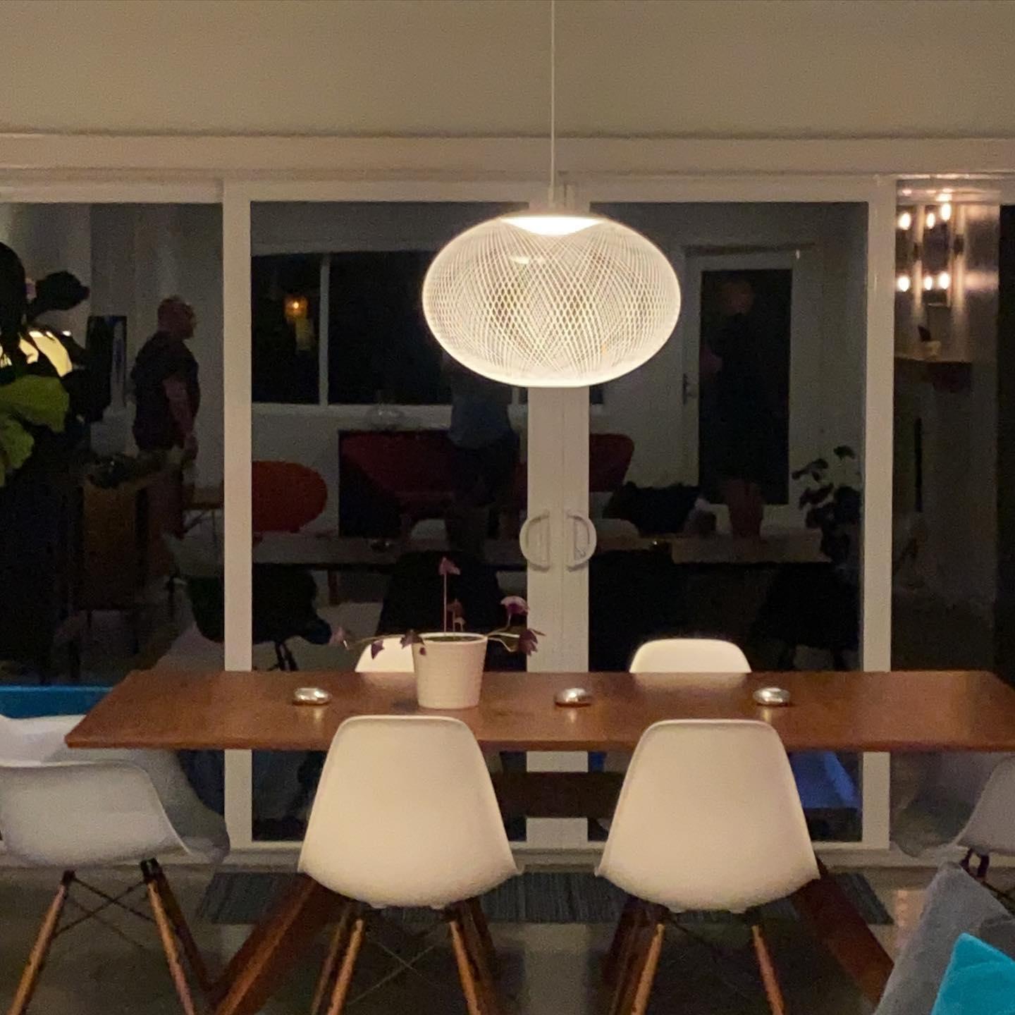 Lampada a sospensione Zoryll in rete metallica