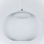 Lampada a sospensione Zoryll in rete metallica