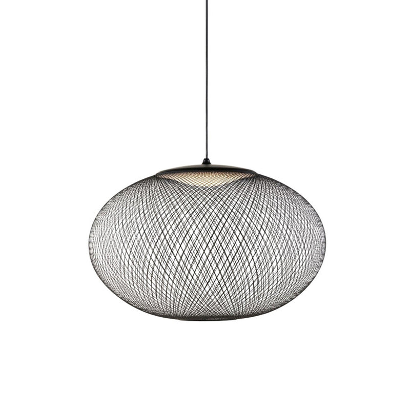Lampada a sospensione Zoryll in rete metallica