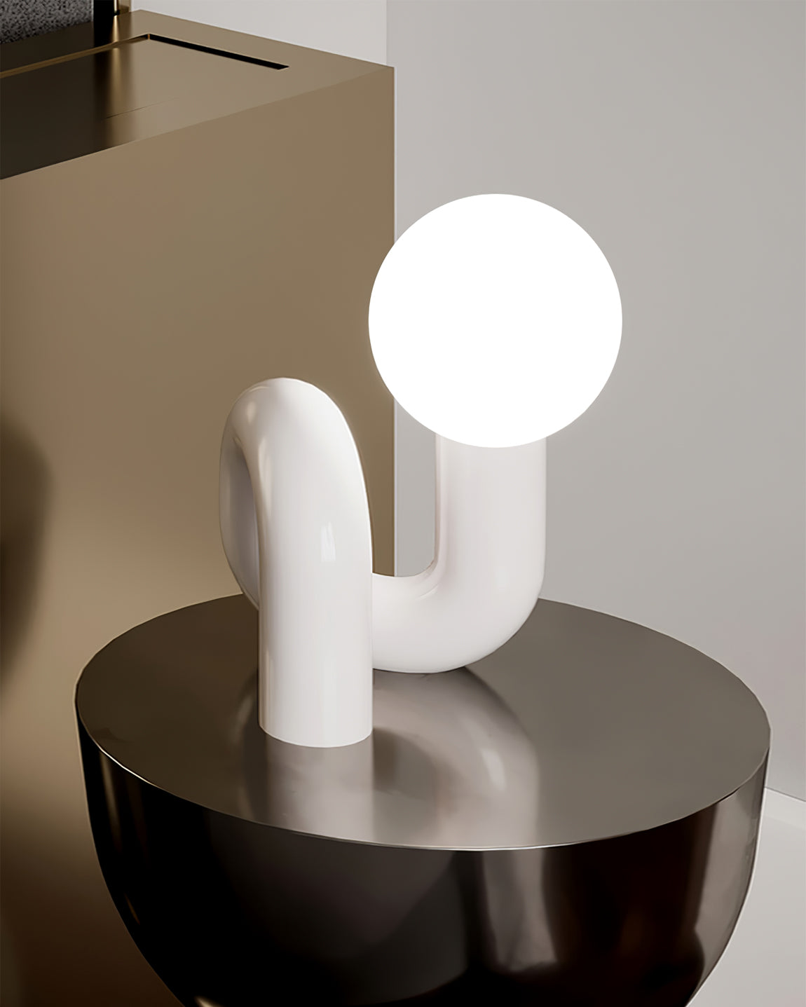 Lampada da tavolo spirale Velelio