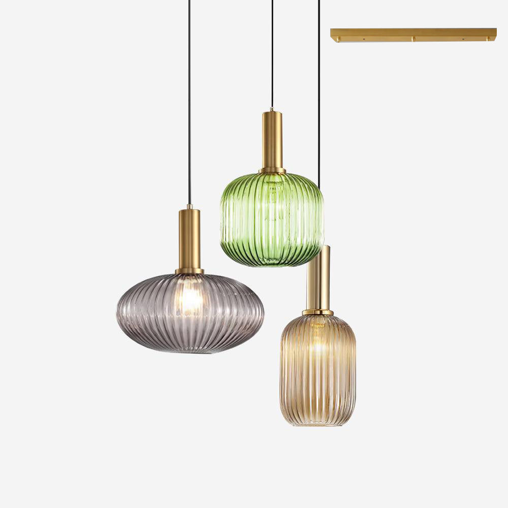 Lampada a sospensione scanalata Torel