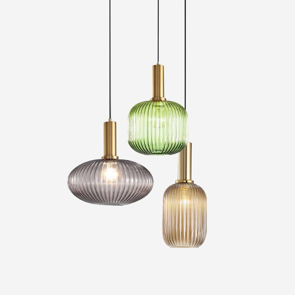 Lampada a sospensione scanalata Torel