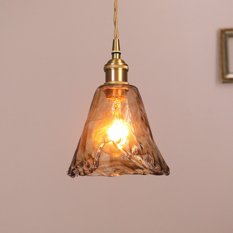Lampada a sospensione vintage Zeliaro