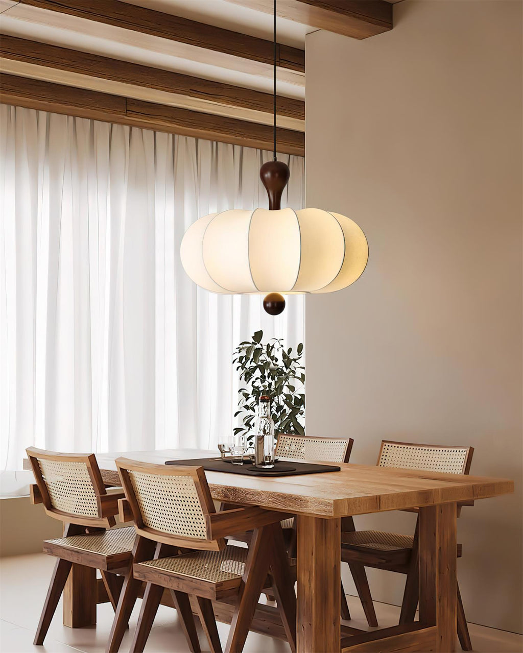 Lampada a sospensione scolpita Aruena