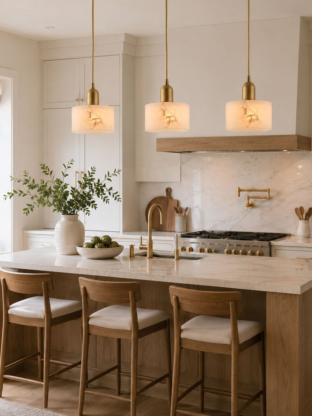Odyssey Alabaster Pendant Light – detail 7