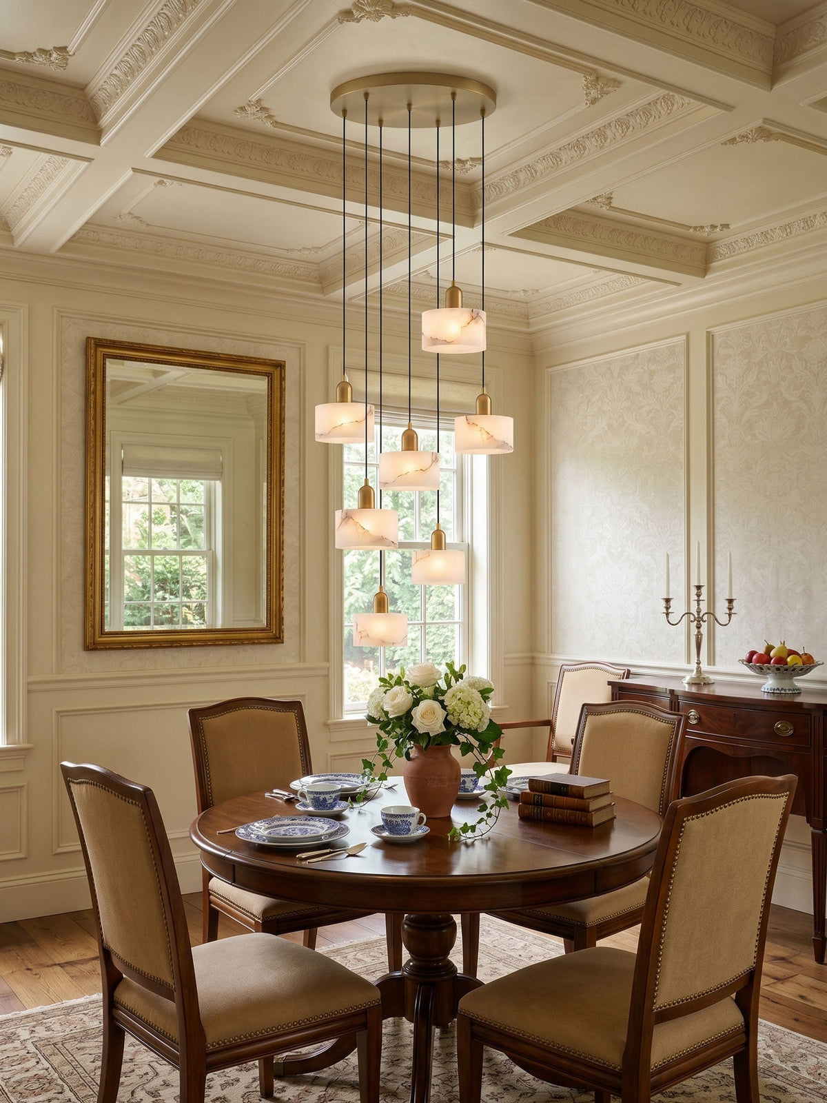 Odyssey Alabaster Pendant Light – detail 9