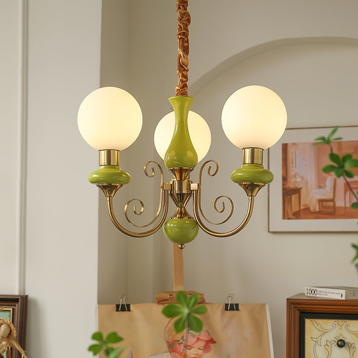 Lampadario a globo Feriva