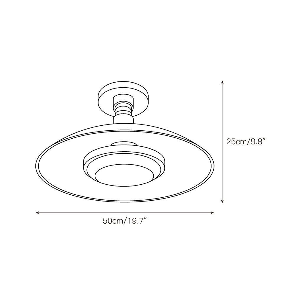 Plafoniera rotonda Eletto