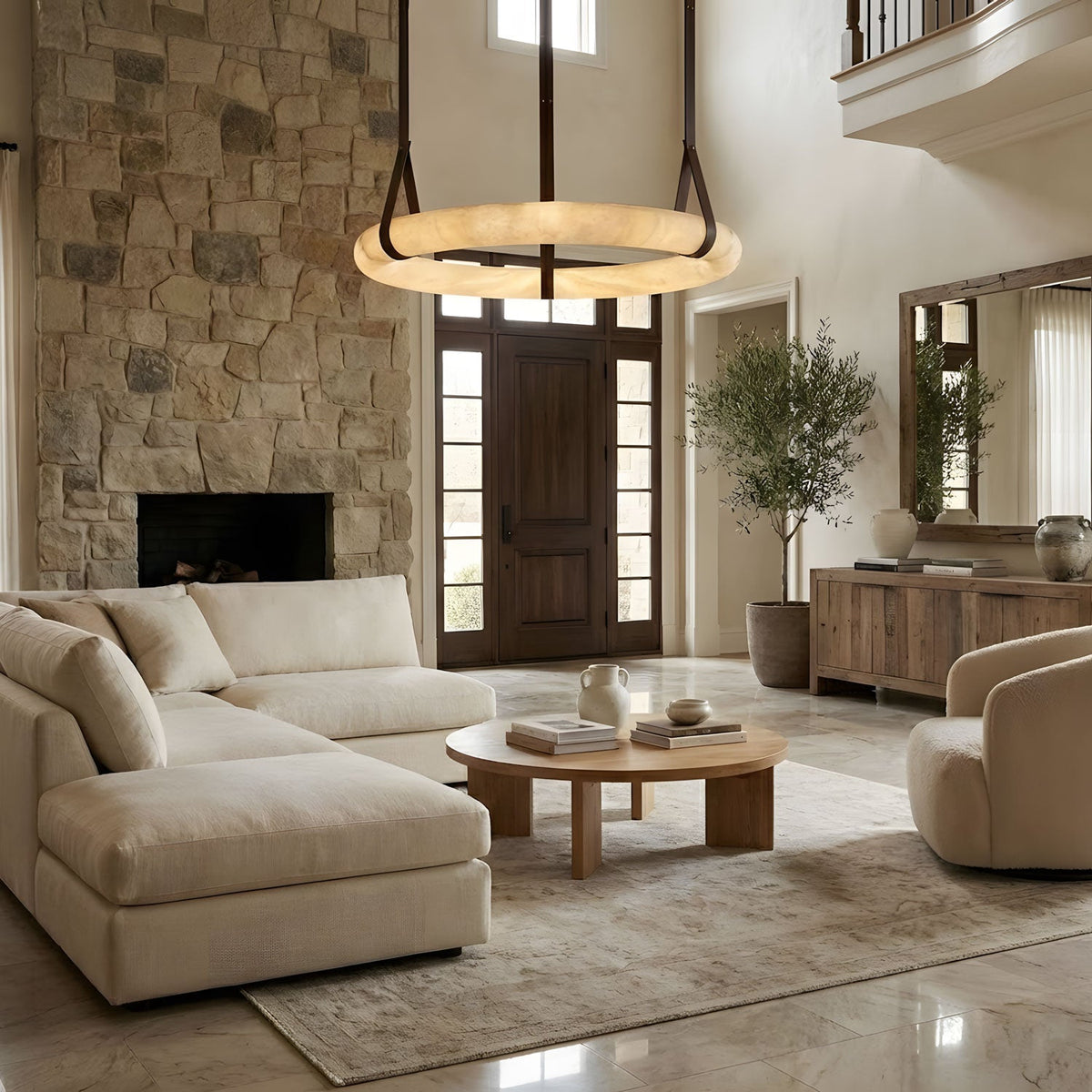 Oslo Alabaster Pendant Light A – detail 31