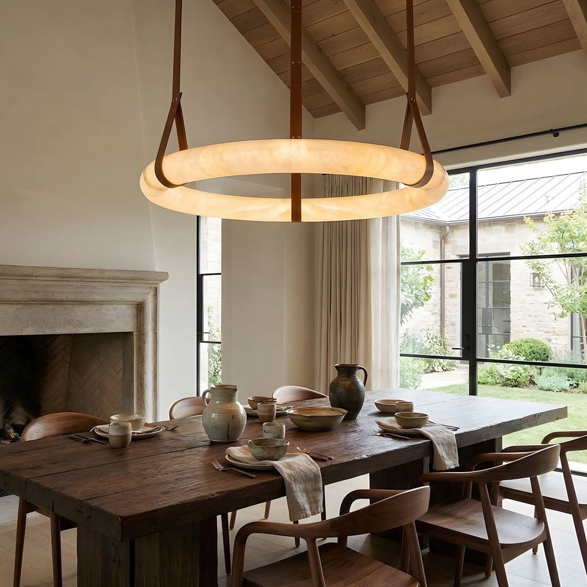 Oslo Alabaster Pendant Light A – detail 38
