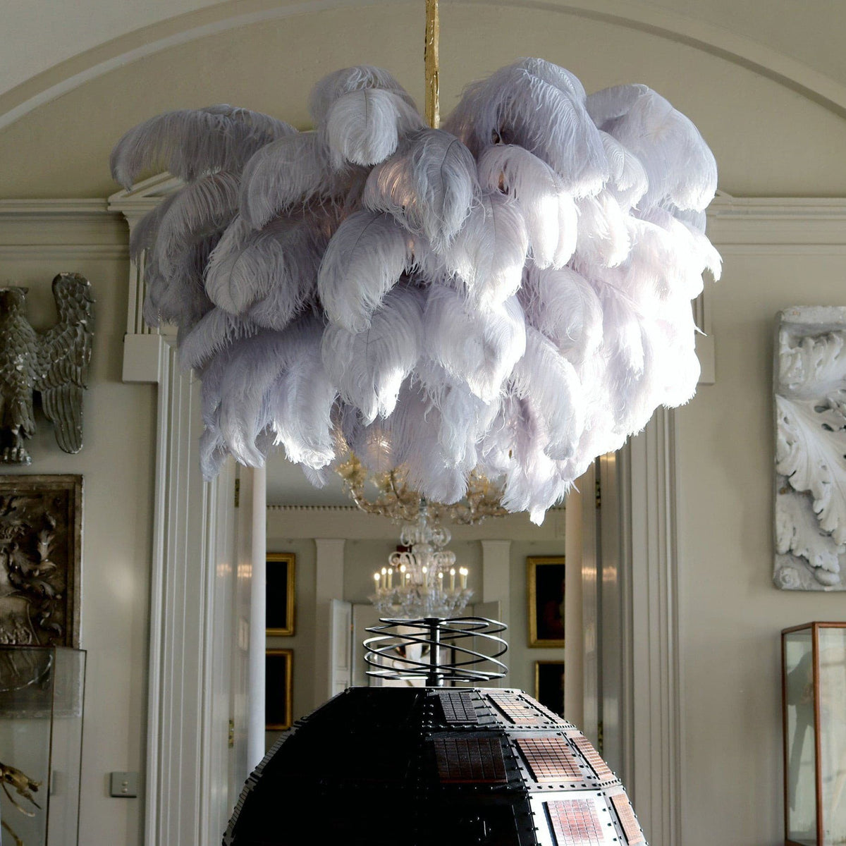 Ostrich Feather Chandeliers – detail 3