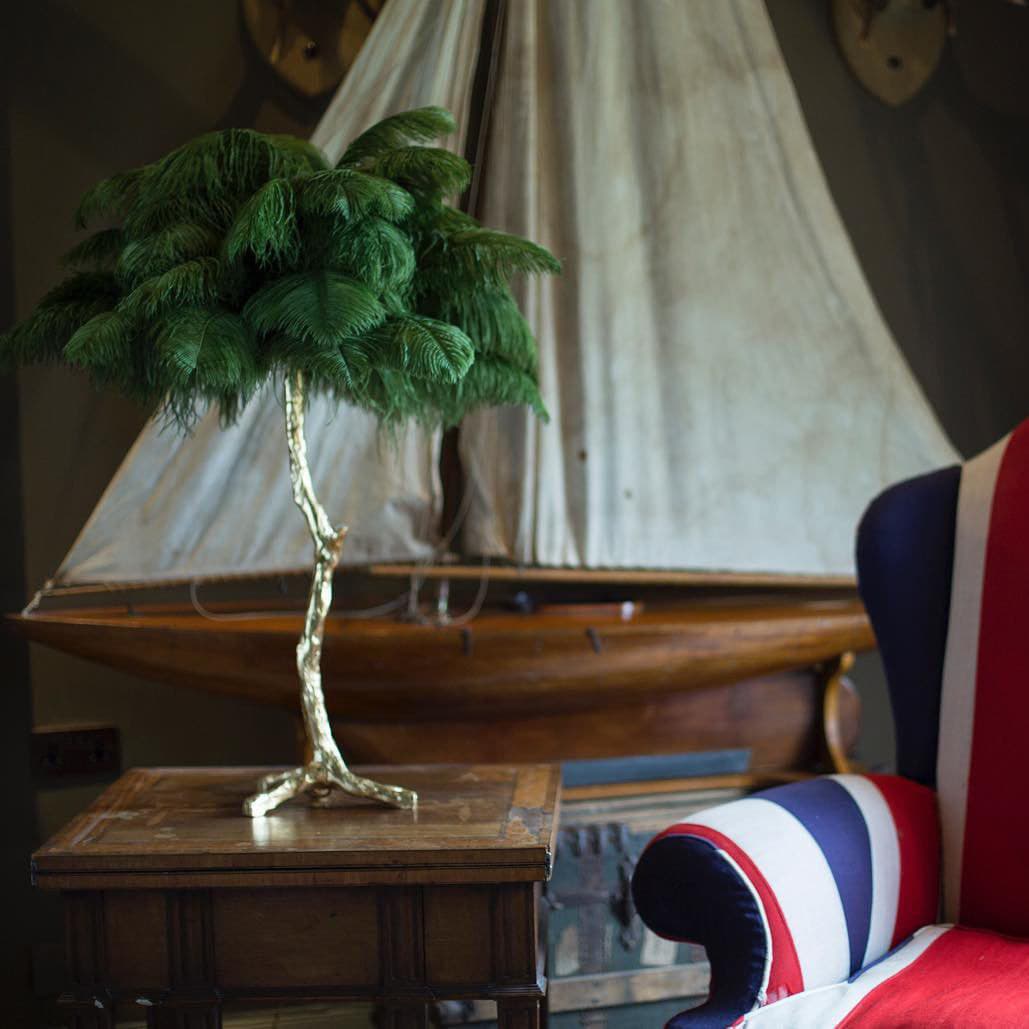 Ostrich Feather Table Lamp – detail 39