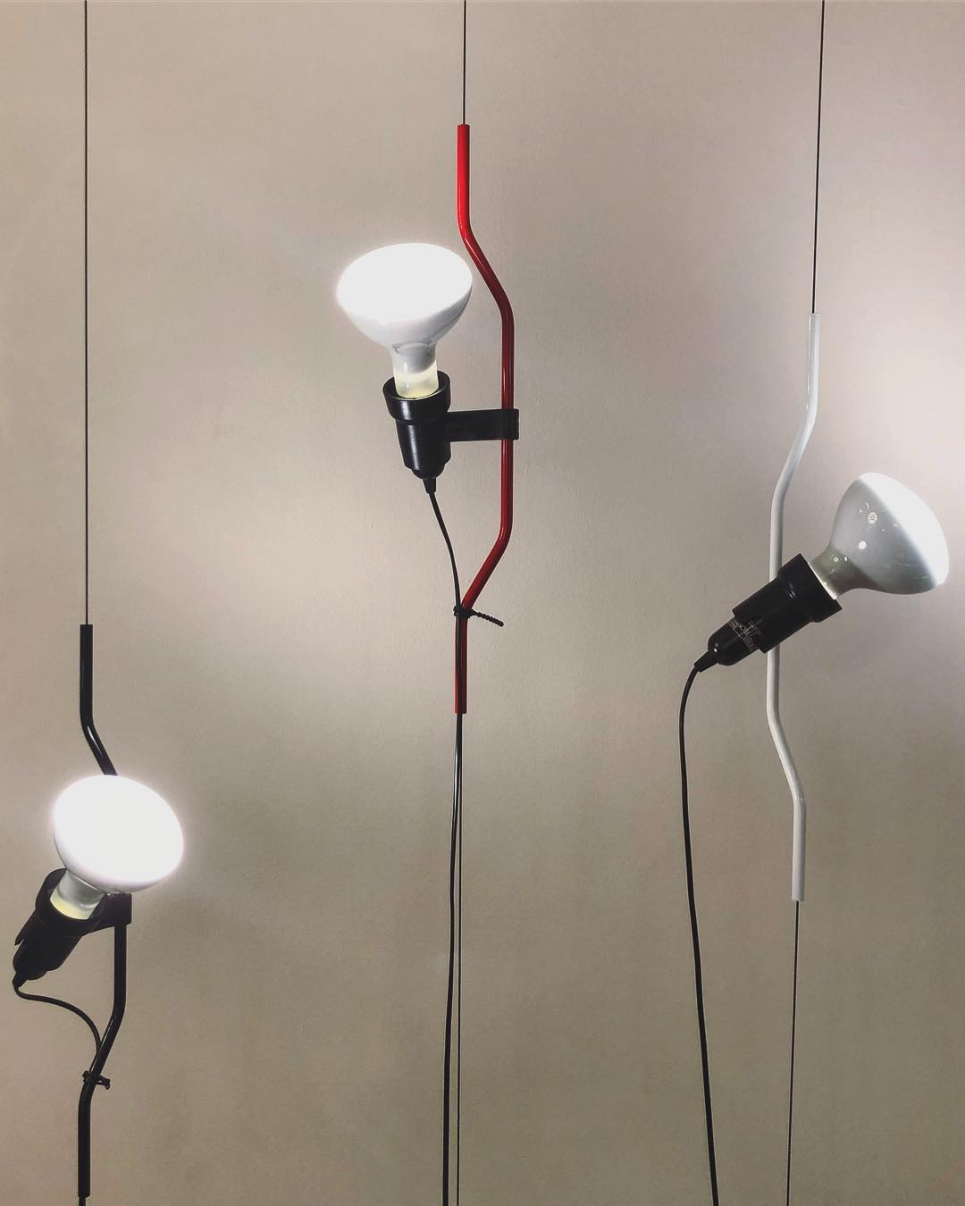 Lampada da terra a soffitto industriale Chicino
