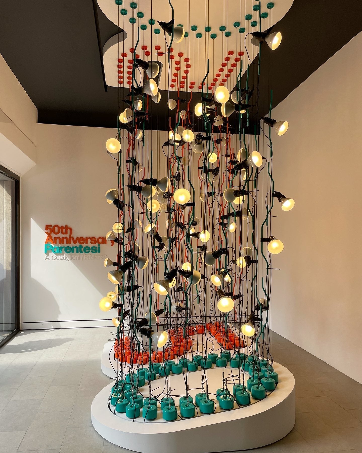 Lampada da terra a soffitto industriale Chicino