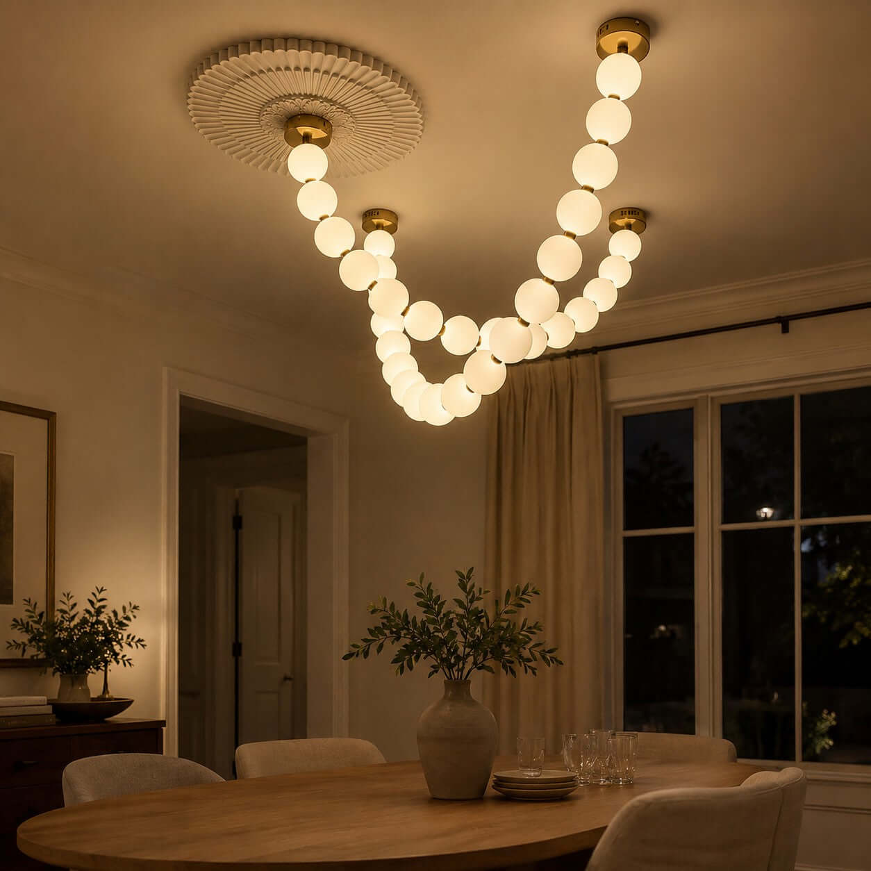Lampadario a sfere Calonani