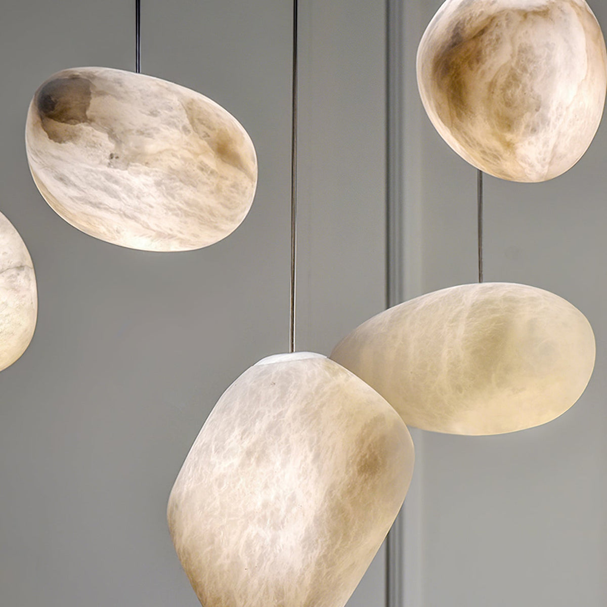 Pebbles Alabaster Pendant Lamp – detail 26