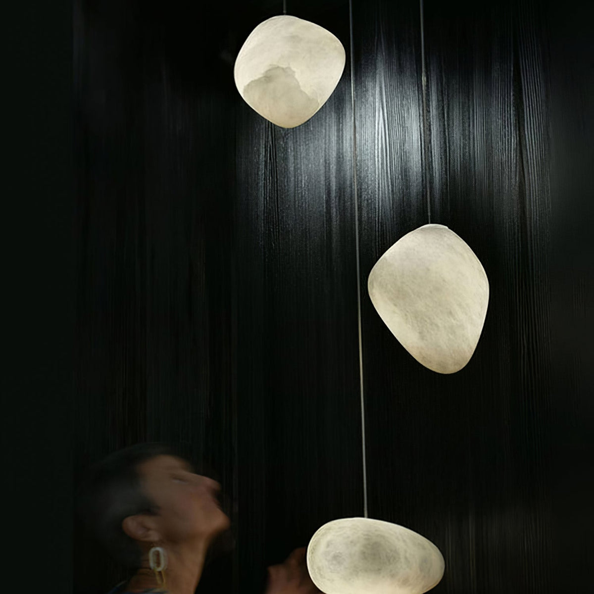 Pebbles Alabaster Pendant Lamp – detail 19