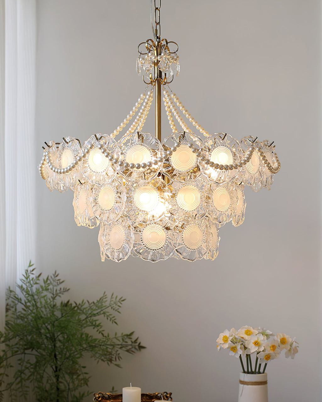 Lampadario classico Falcorai