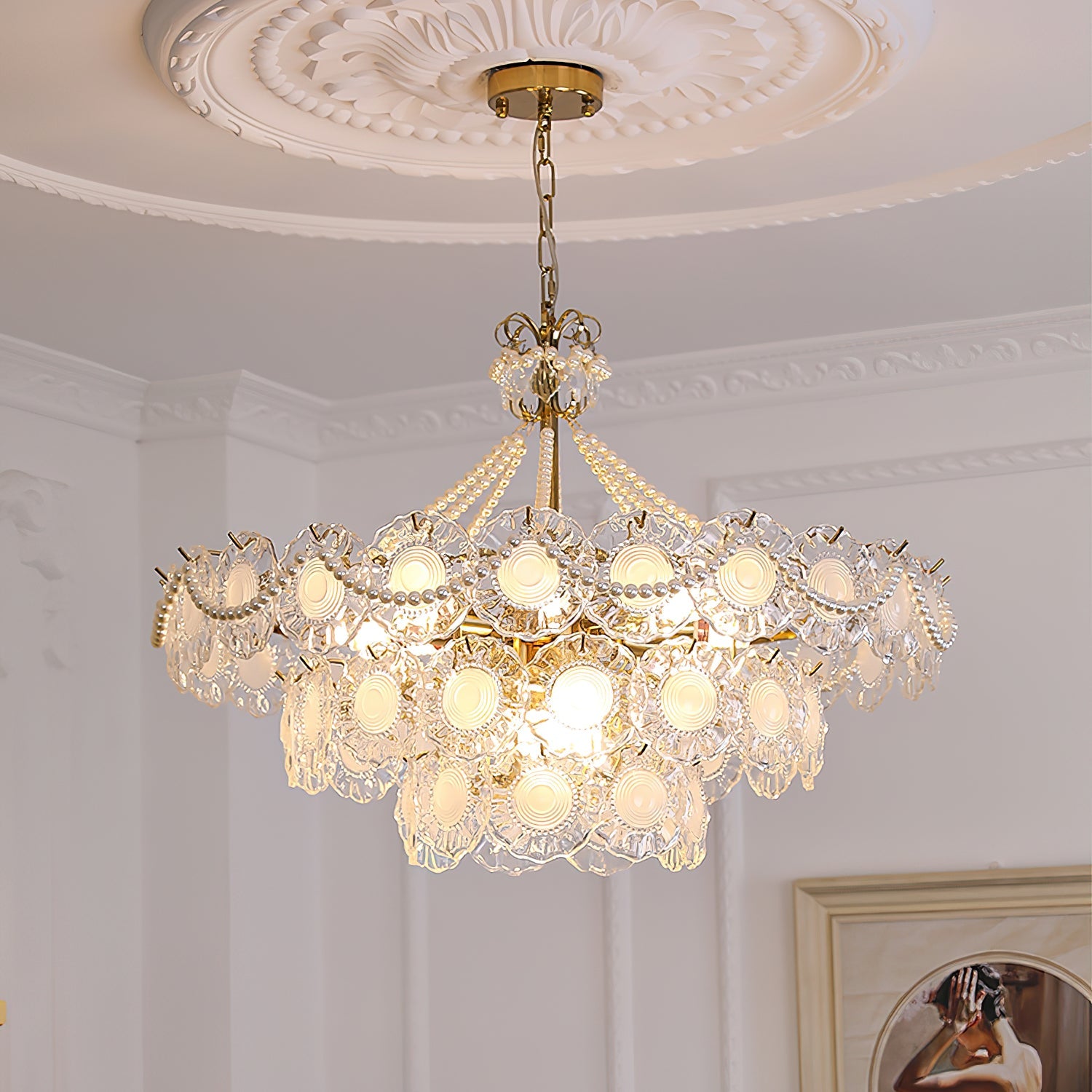 Lampadario classico Falcorai
