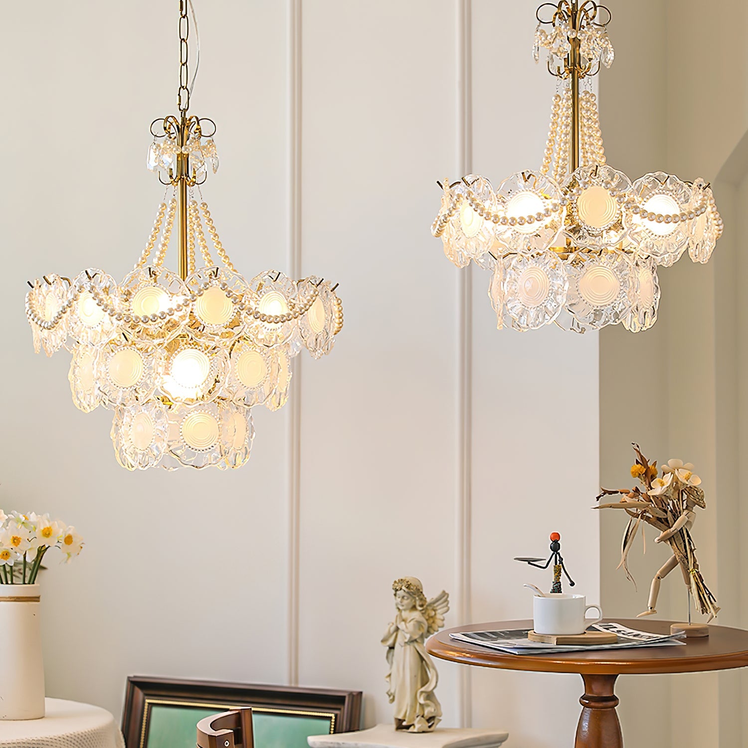 Lampadario classico Falcorai