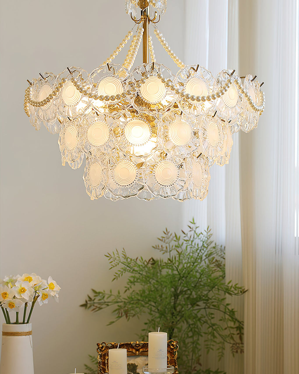 Lampadario classico Falcorai