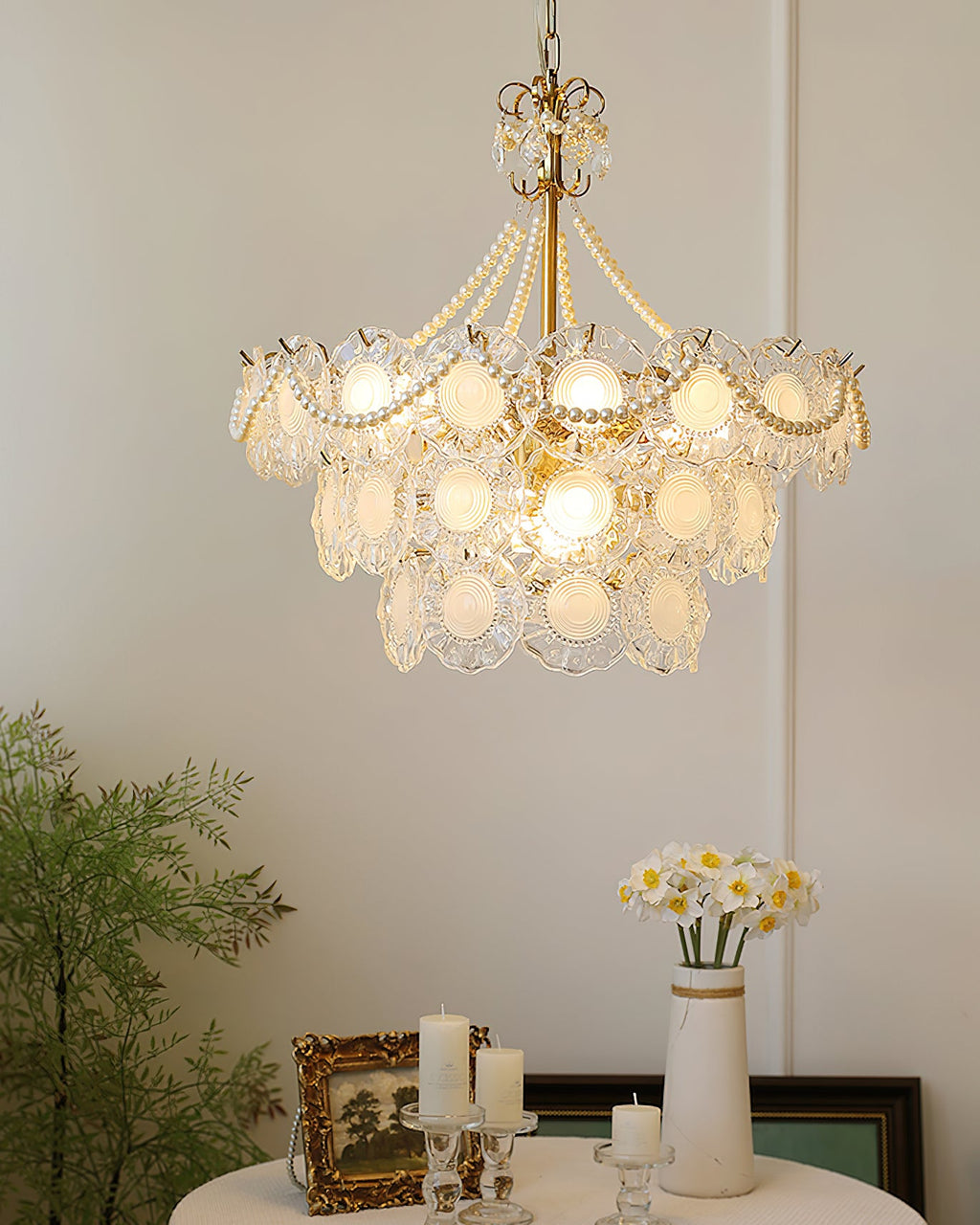 Lampadario classico Falcorai