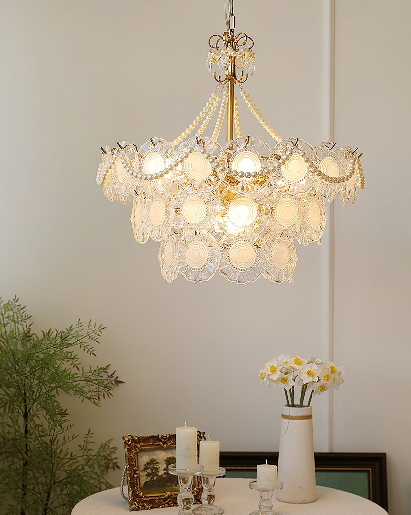 Lampadario classico Falcorai