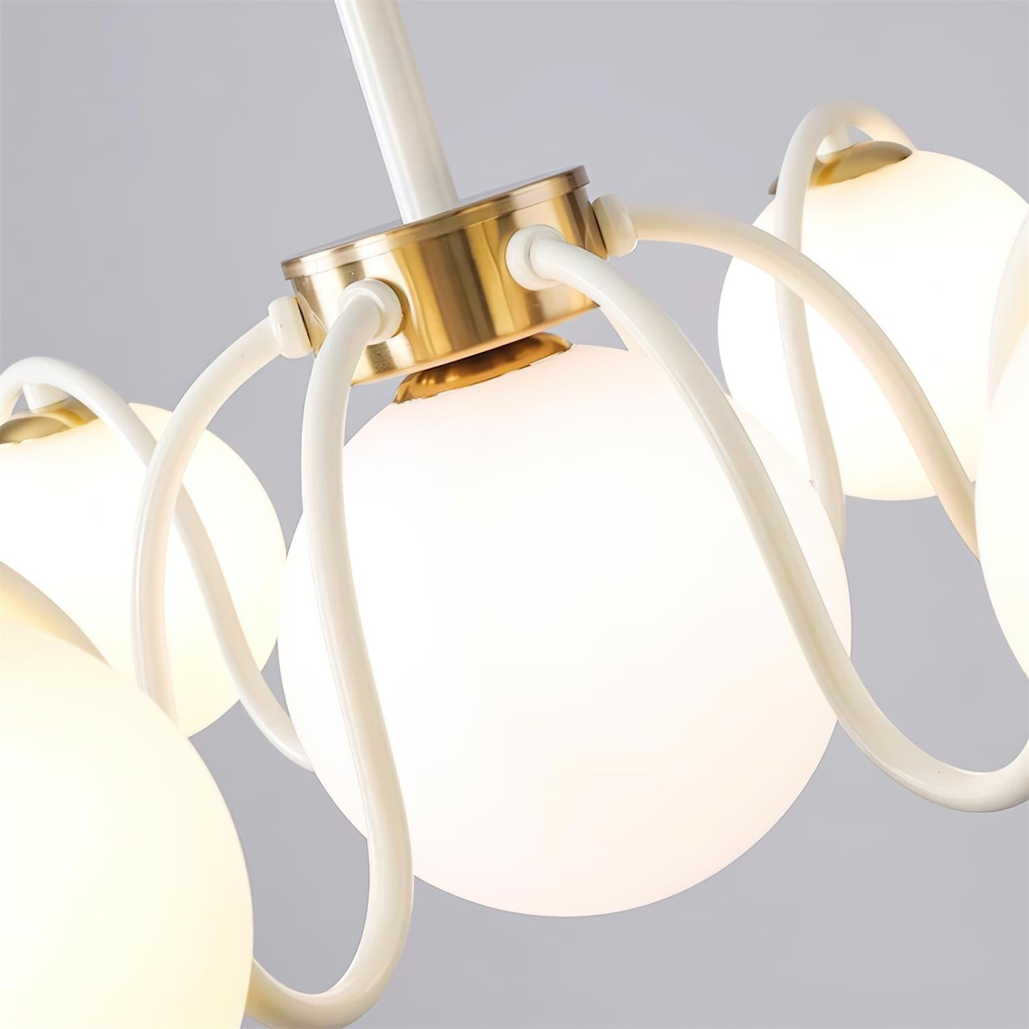 Lampadario a globo Riorasa