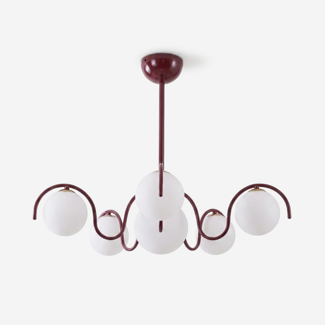 Lampadario a globo Riorasa