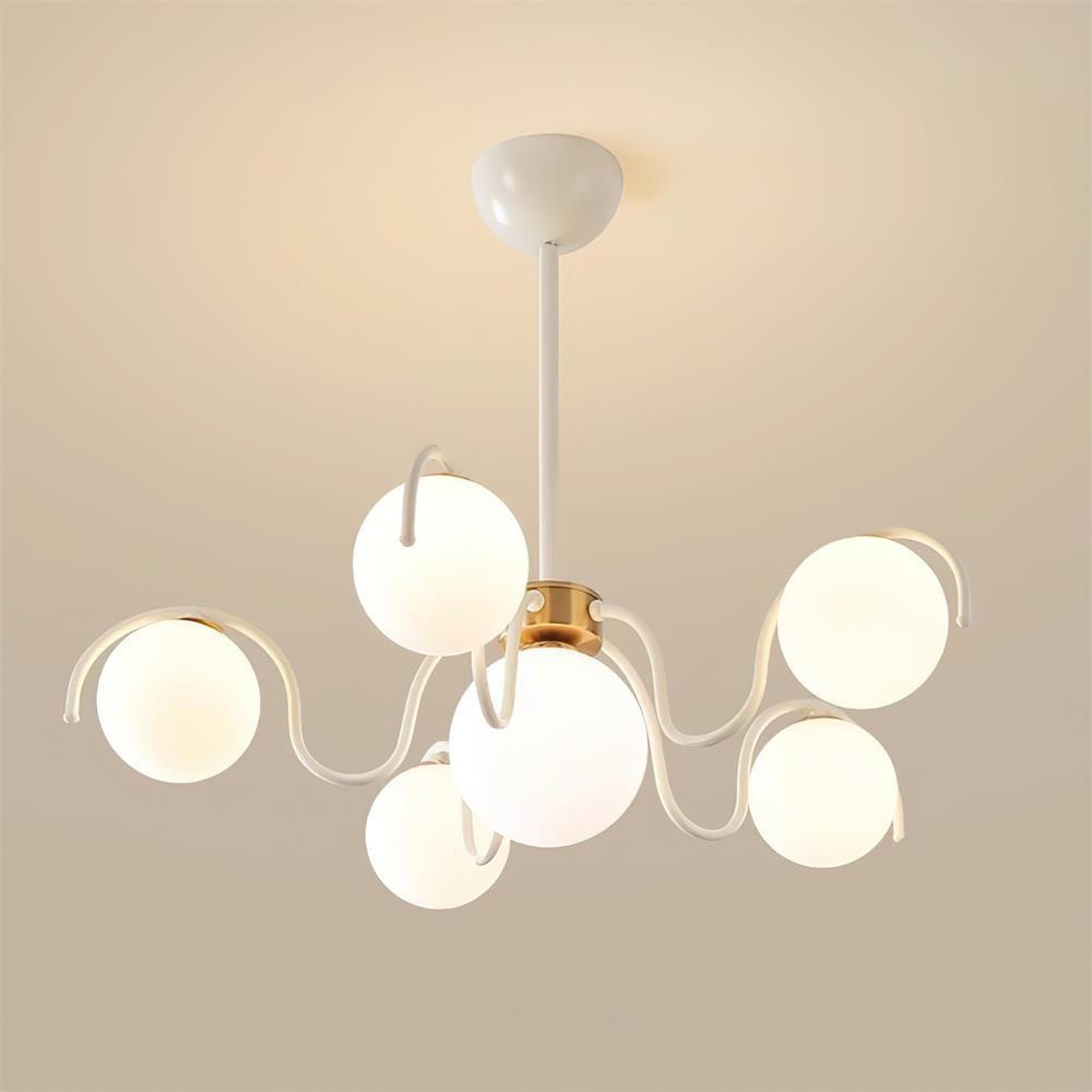 Lampadario a globo Riorasa