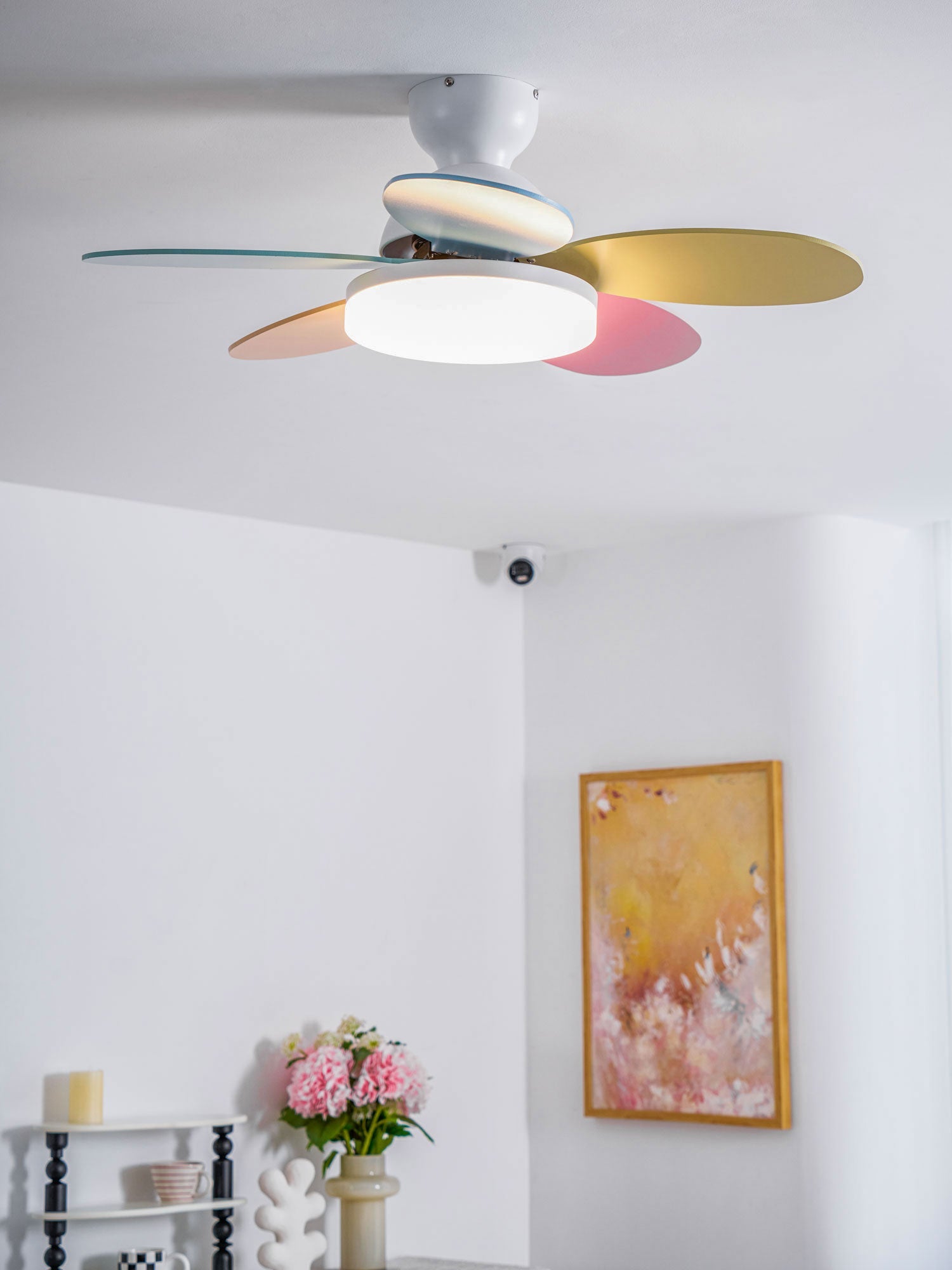 Ventilatore da soffitto con luce Liavela
