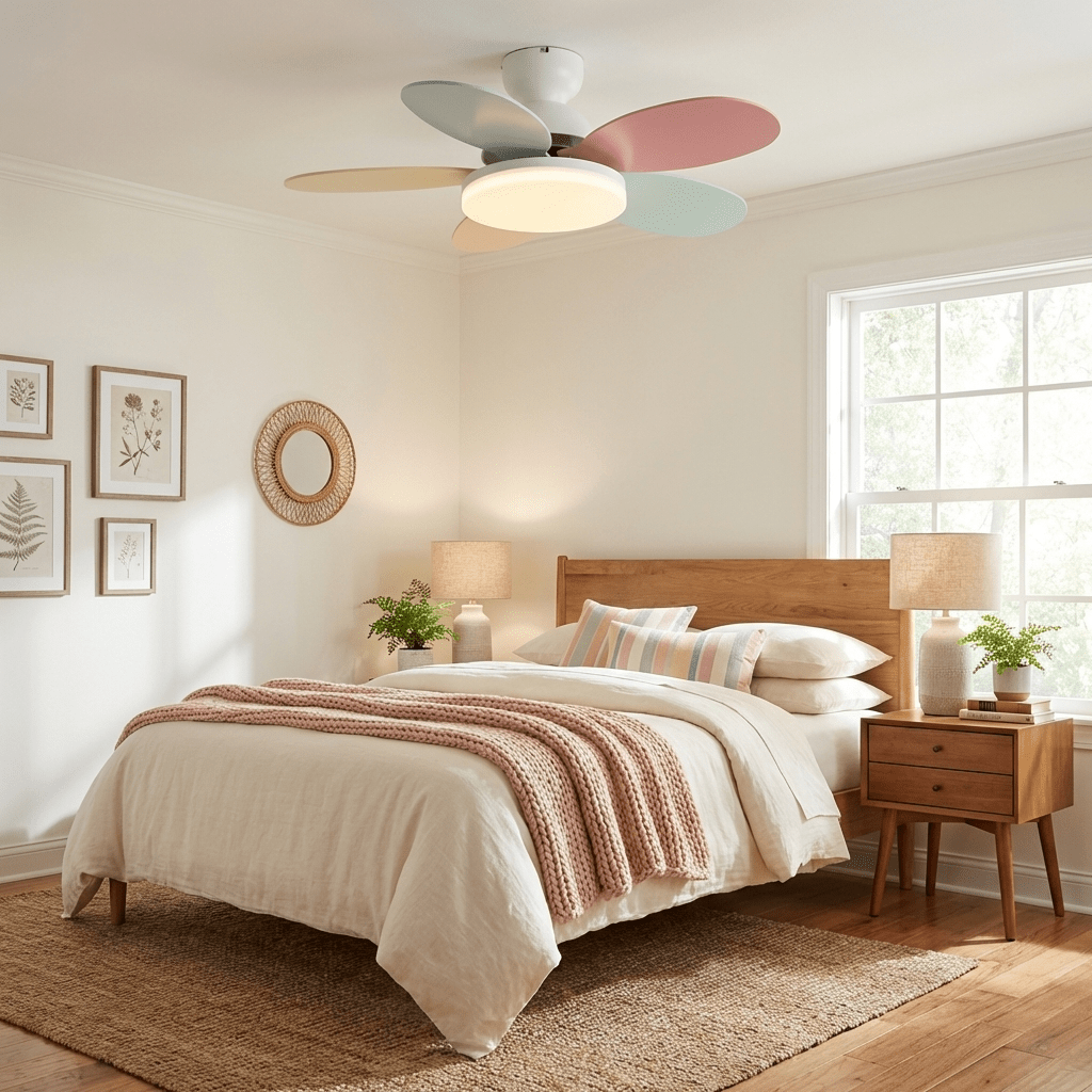 Ventilatore da soffitto con luce Liavela