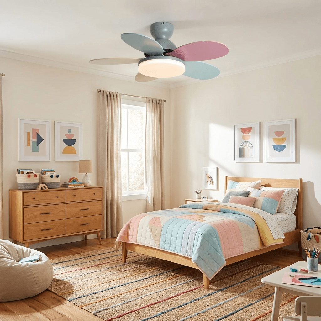 Ventilatore da soffitto con luce Liavela